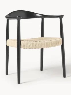 Silla Con Reposabrazos De Madera De Fresno Pavel