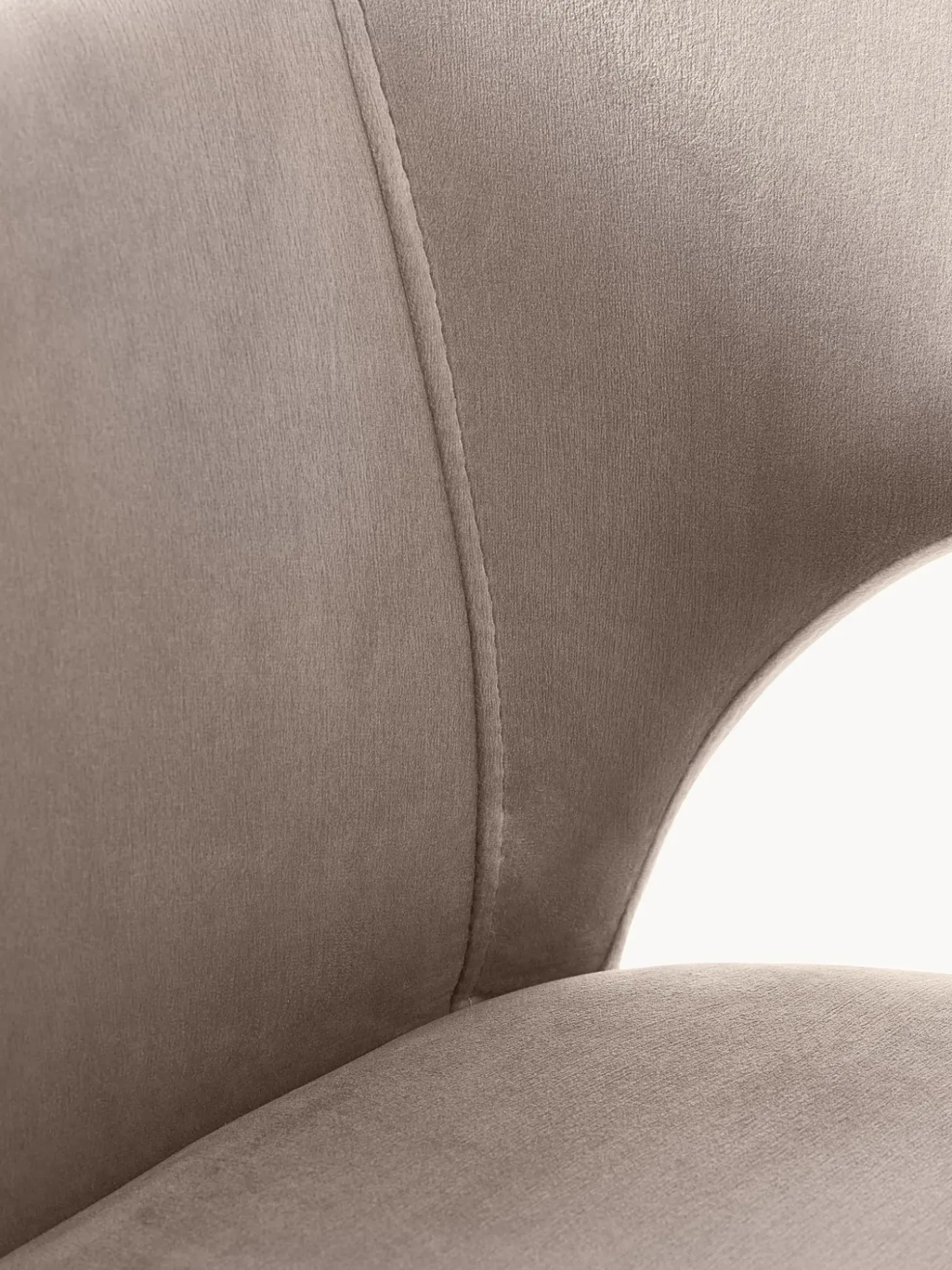 Silla Con Reposabrazos De Terciopelo Rachel