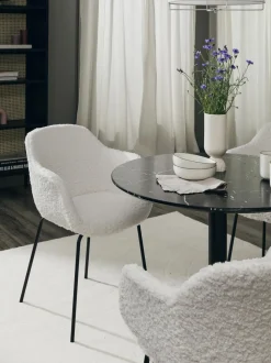 Silla Con Reposabrazos De Borreguillo Fiji