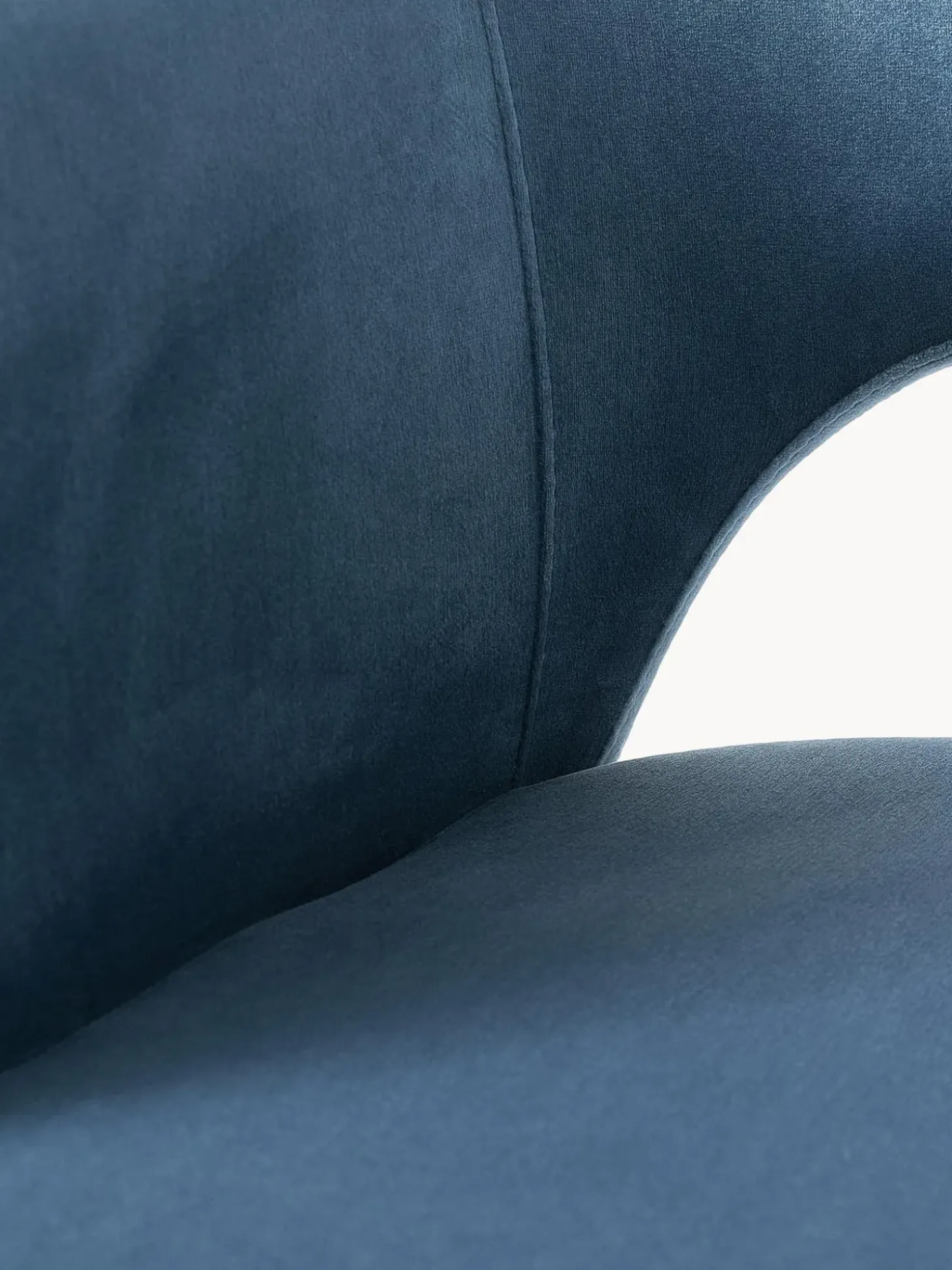 Silla Con Reposabrazos De Terciopelo Rachel