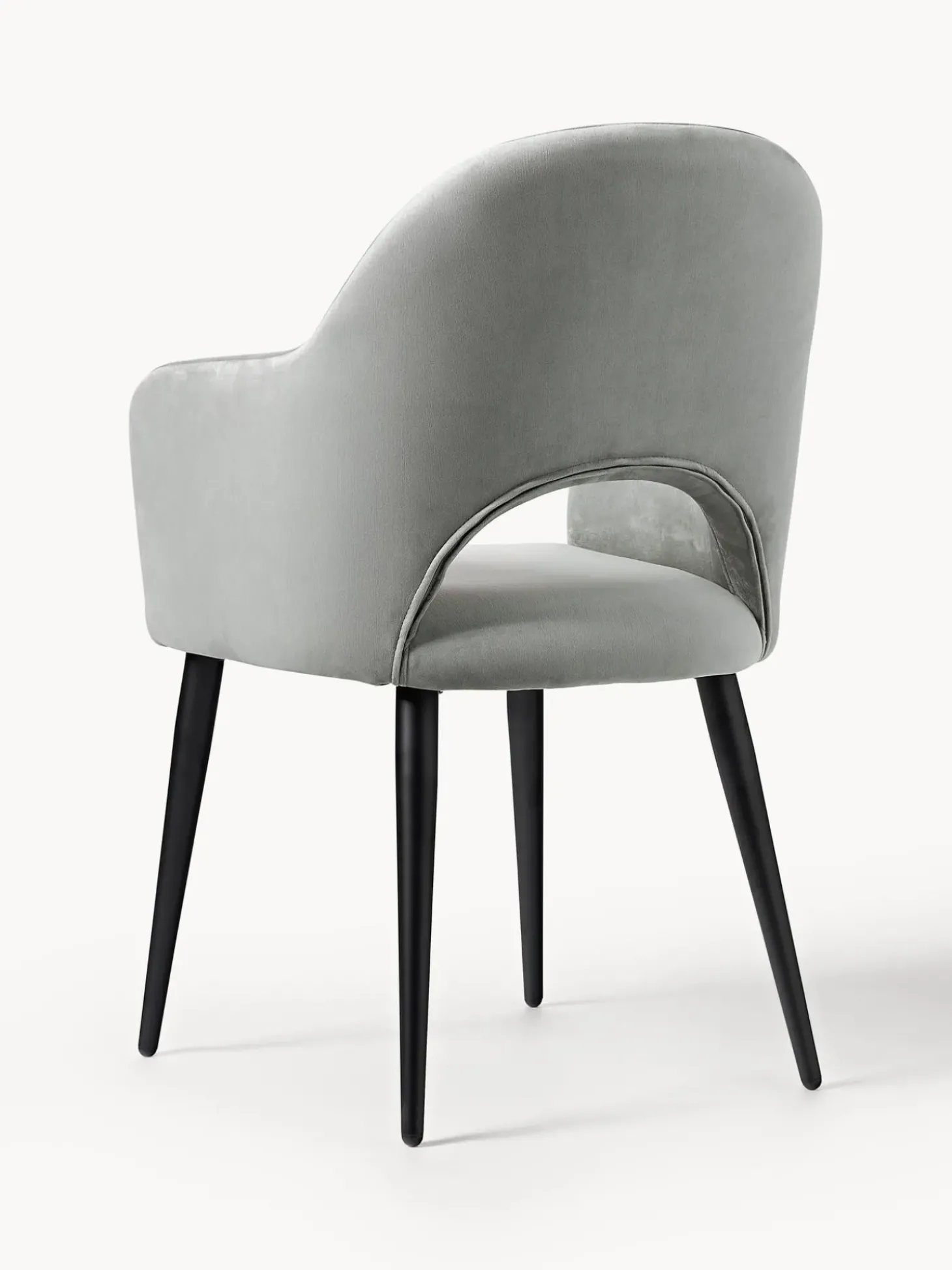 Silla Con Reposabrazos De Terciopelo Rachel