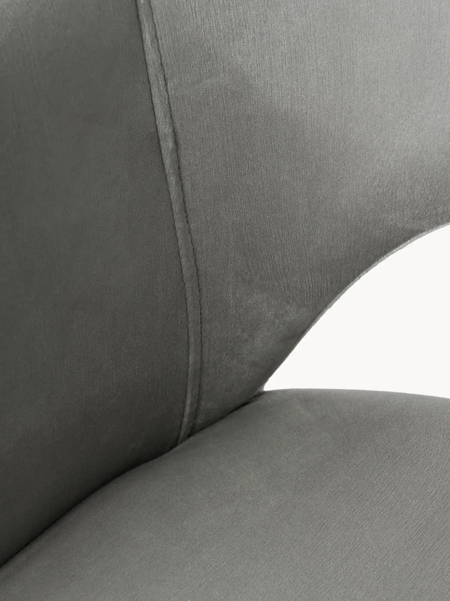 Silla Con Reposabrazos De Terciopelo Rachel