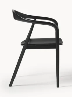 Silla Con Reposabrazos De Madera Angelina