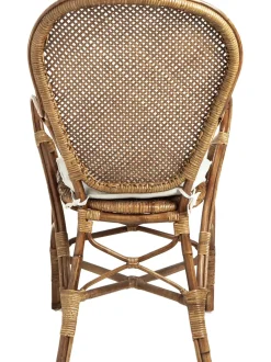 Silla Con Reposabrazos De Ratan Edelina