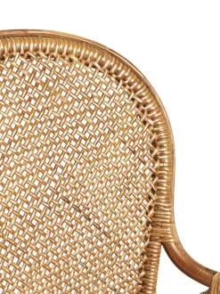 Silla Con Reposabrazos De Ratan Edelina