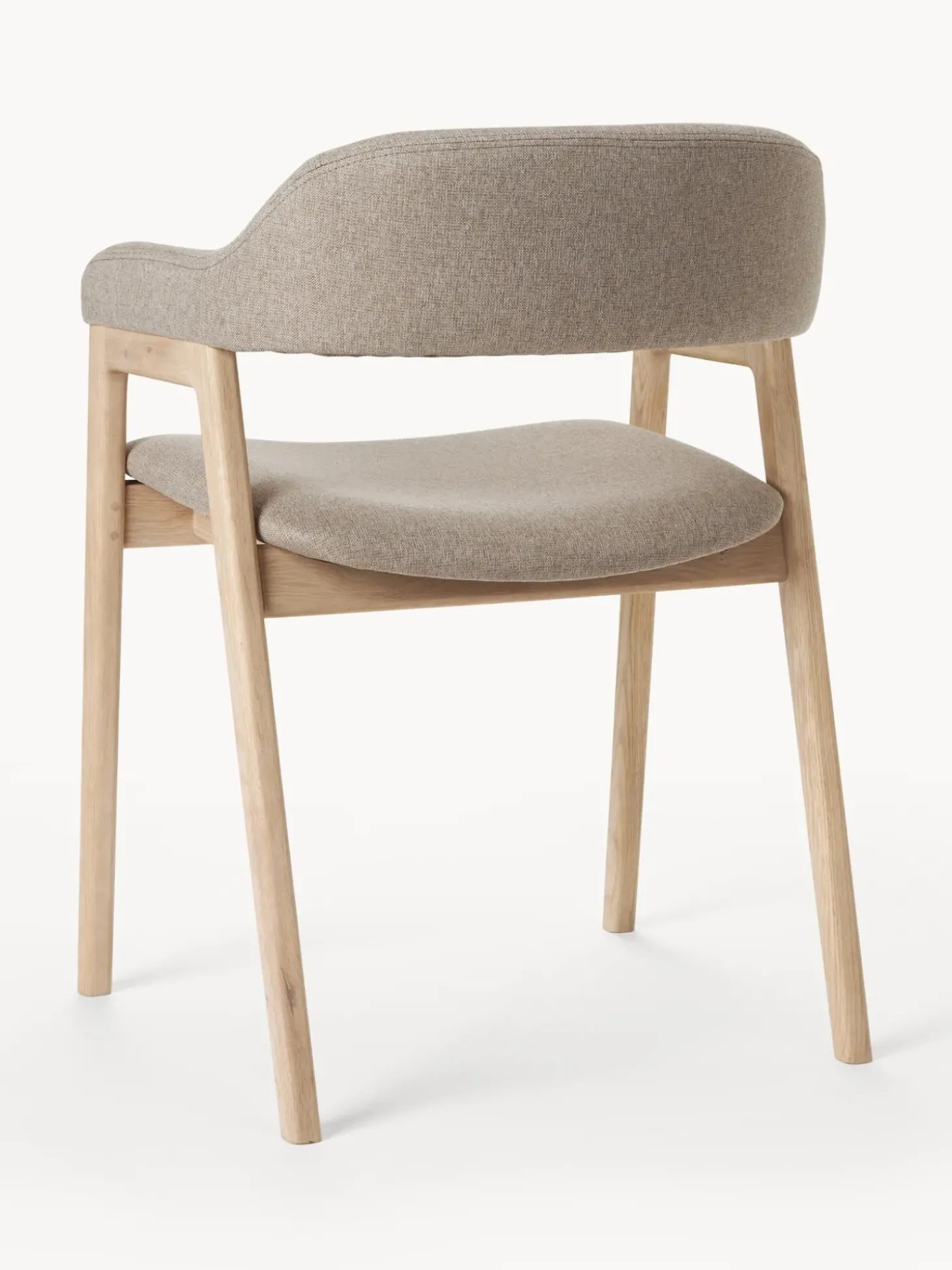 Silla Con Reposabrazos De Madera Santiano