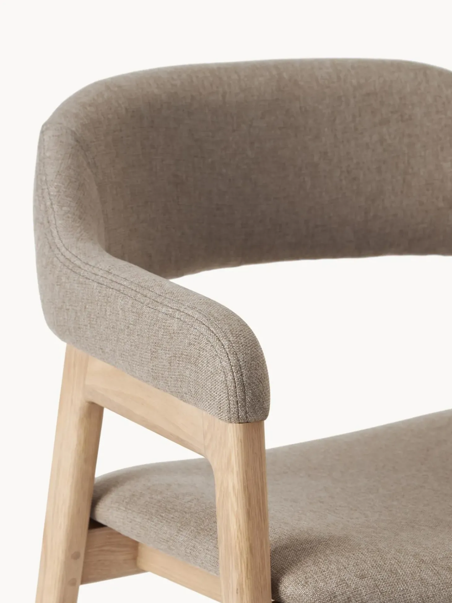 Silla Con Reposabrazos De Madera Santiano