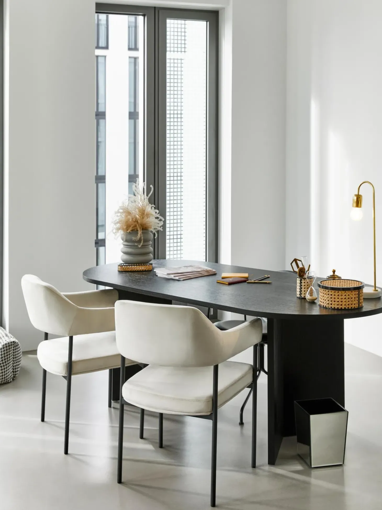 Silla Con Reposabrazos De Terciopelo Zoe