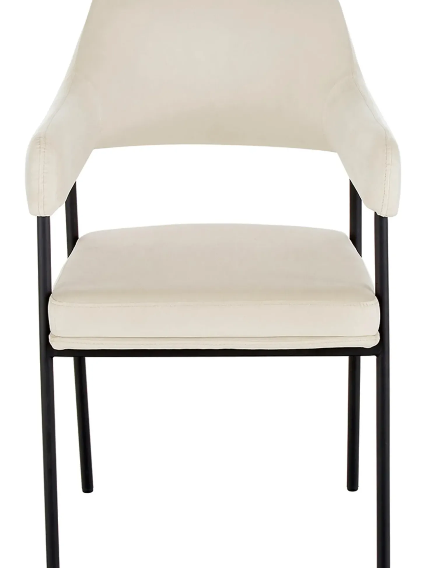 Silla Con Reposabrazos De Terciopelo Zoe