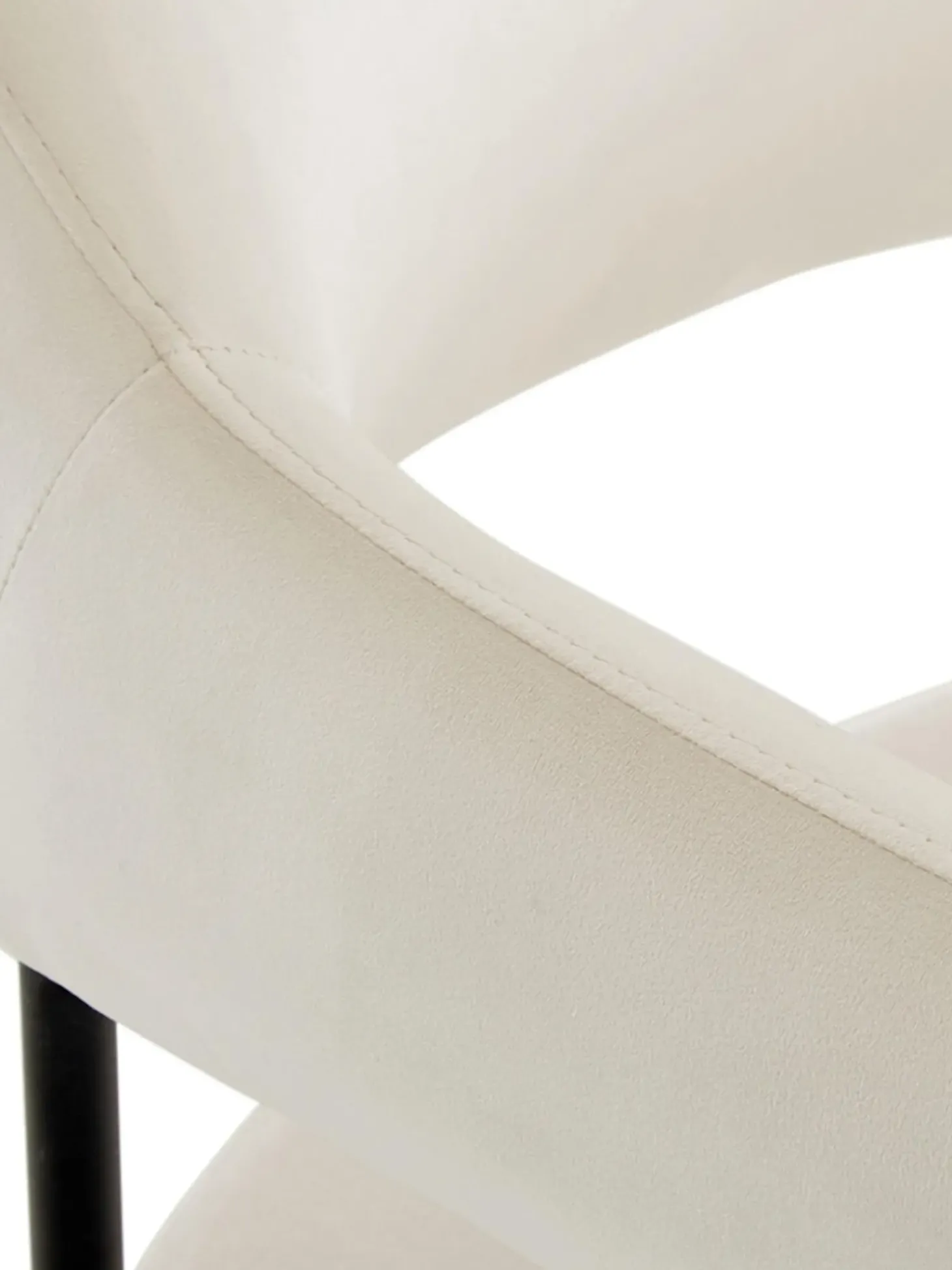 Silla Con Reposabrazos De Terciopelo Zoe