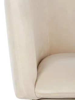 Silla Con Reposabrazos De Terciopelo Isla