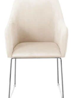 Silla Con Reposabrazos De Terciopelo Isla