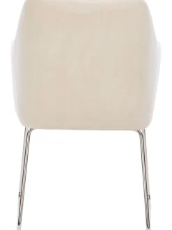 Silla Con Reposabrazos De Terciopelo Isla