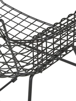 Silla Con Reposabrazos De Metal Wire