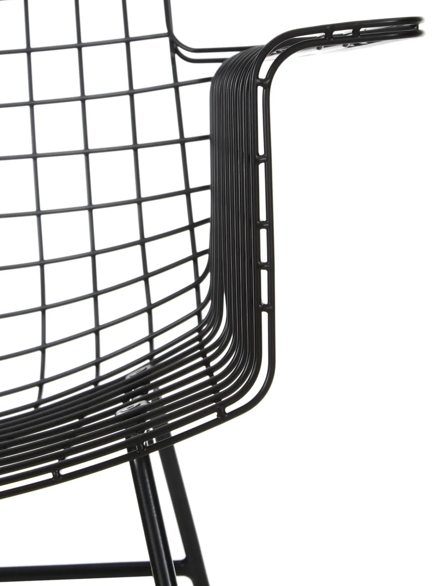 Silla Con Reposabrazos De Metal Wire