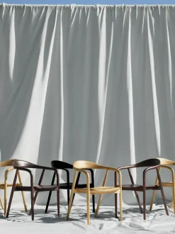 Silla Con Reposabrazos De Madera Angelina