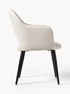 Silla Con Reposabrazos De Terciopelo Rachel