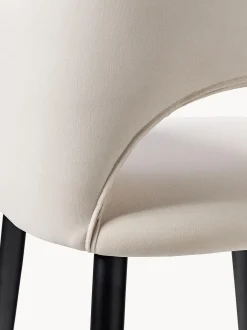 Silla Con Reposabrazos De Terciopelo Rachel