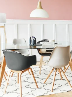 Silla Con Reposabrazos De Plastico Claire