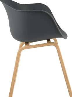 Silla Con Reposabrazos De Plastico Claire