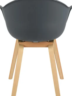 Silla Con Reposabrazos De Plastico Claire