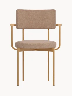 Silla Con Reposabrazos De Metal Sedia