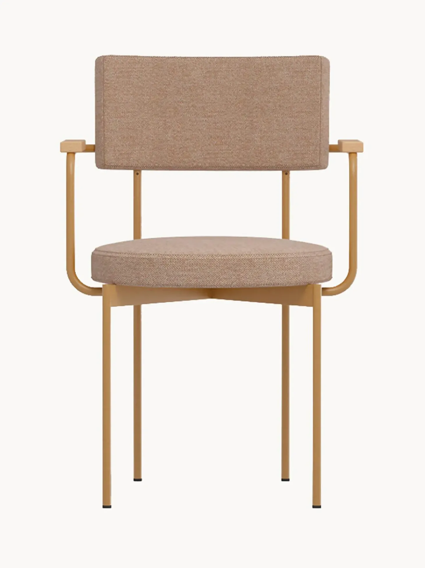 Silla Con Reposabrazos De Metal Sedia