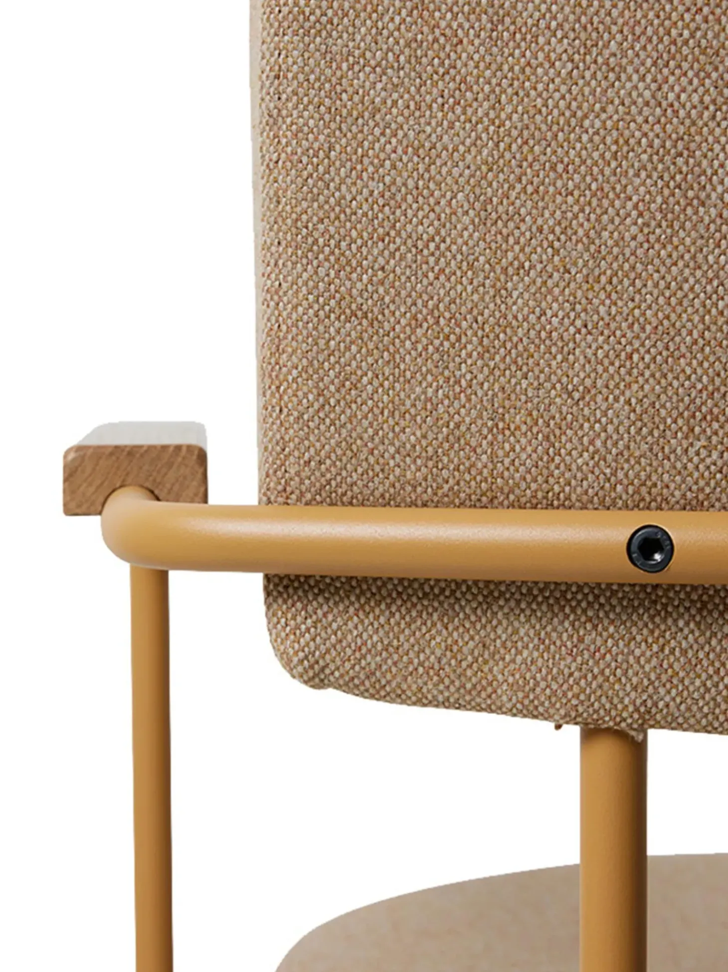 Silla Con Reposabrazos De Metal Sedia