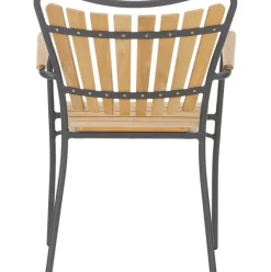 Silla Con Reposabrazos De Madera Para Exterior Hard & Ellen