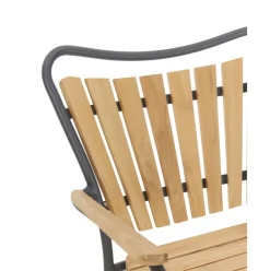 Silla Con Reposabrazos De Madera Para Exterior Hard & Ellen
