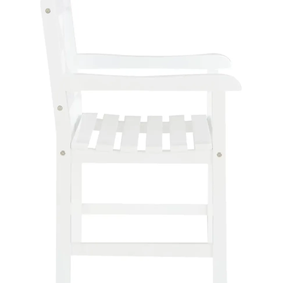 Silla Con Reposabrazos Para Exterior De Madera Rosenborg