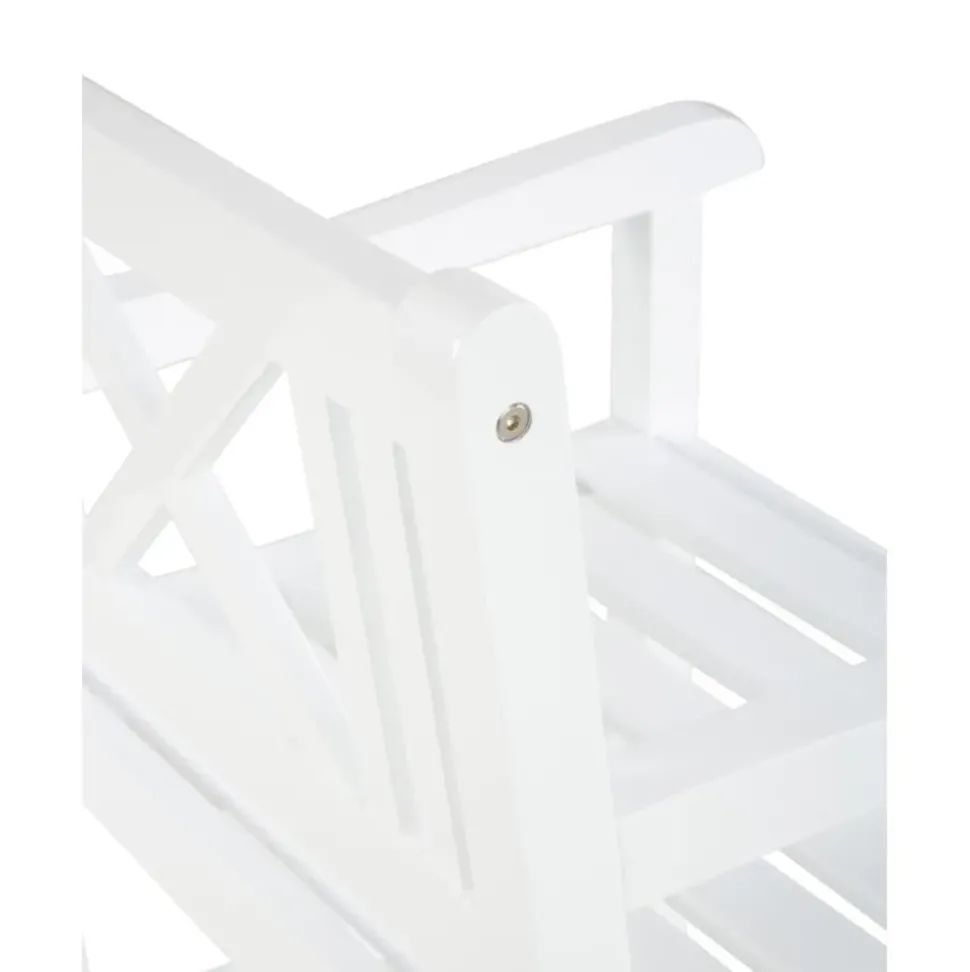 Silla Con Reposabrazos Para Exterior De Madera Rosenborg