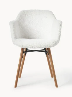 Silla Con Reposabrazos Pequena De Cuero Sintetico Fiji