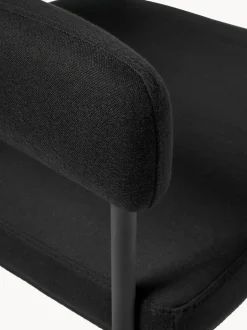 Silla Con Reposabrazos Tapizada Zoe