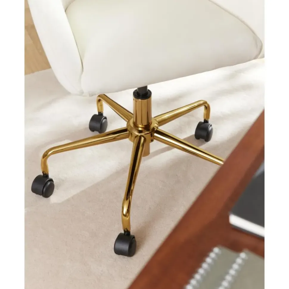 Silla De Escritorio En Terciopelo Lucie