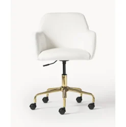 Silla De Escritorio En Terciopelo Lucie