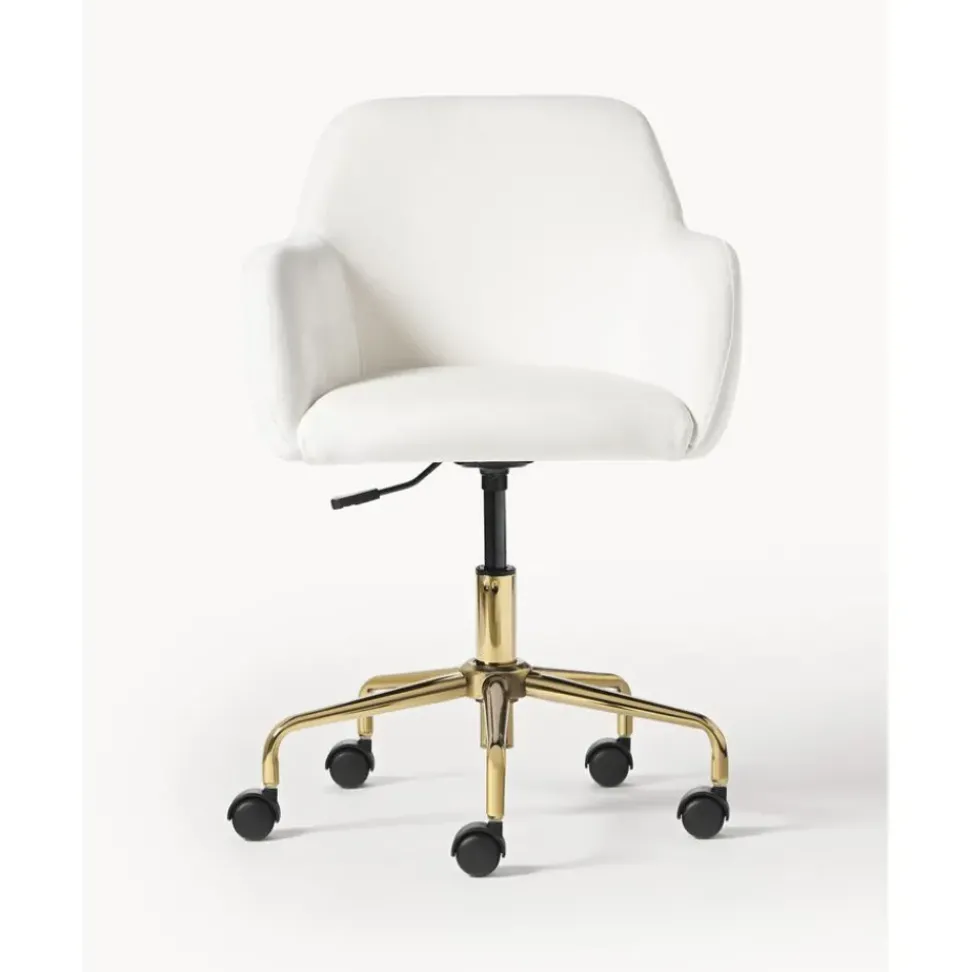 Silla De Escritorio En Terciopelo Lucie