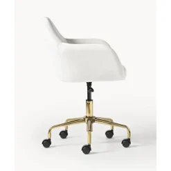 Silla De Escritorio En Terciopelo Lucie