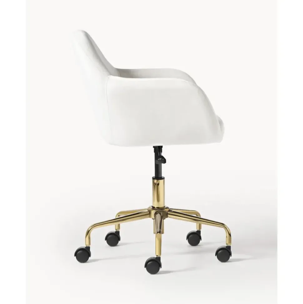 Silla De Escritorio En Terciopelo Lucie