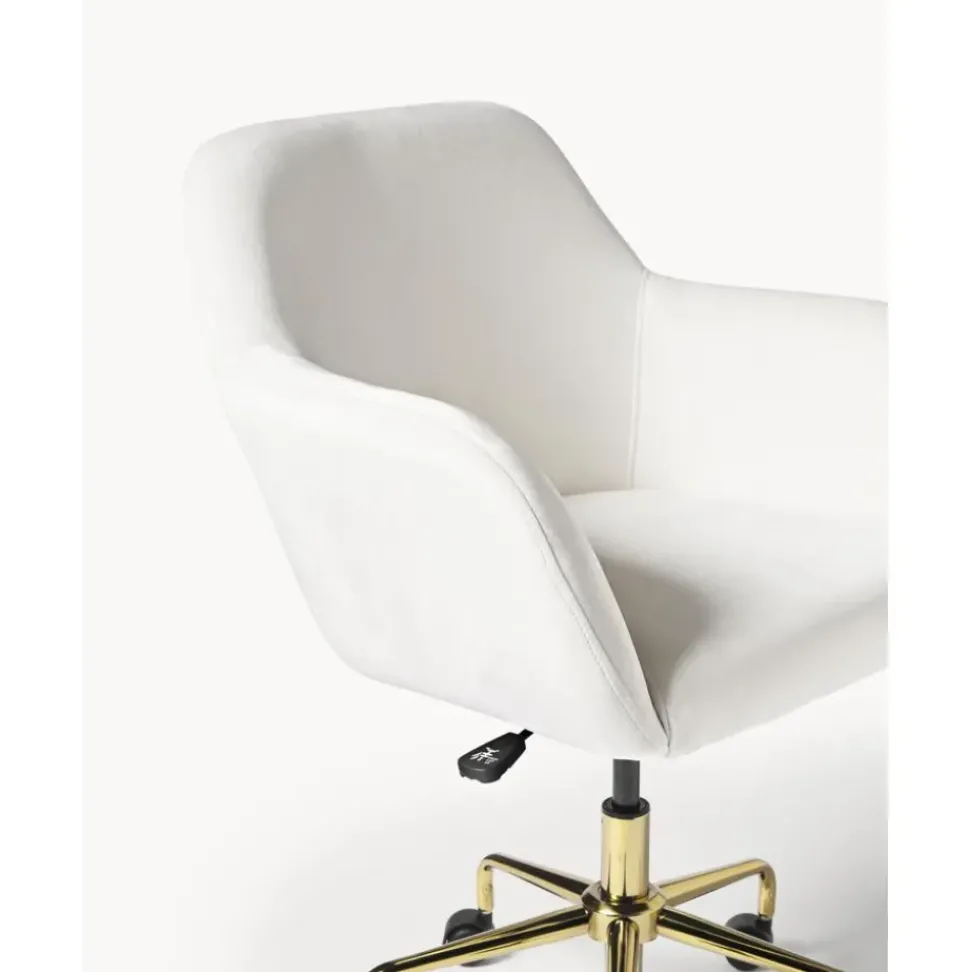 Silla De Escritorio En Terciopelo Lucie