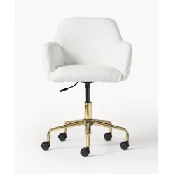 Silla De Escritorio En Tejido Boucle Lucie