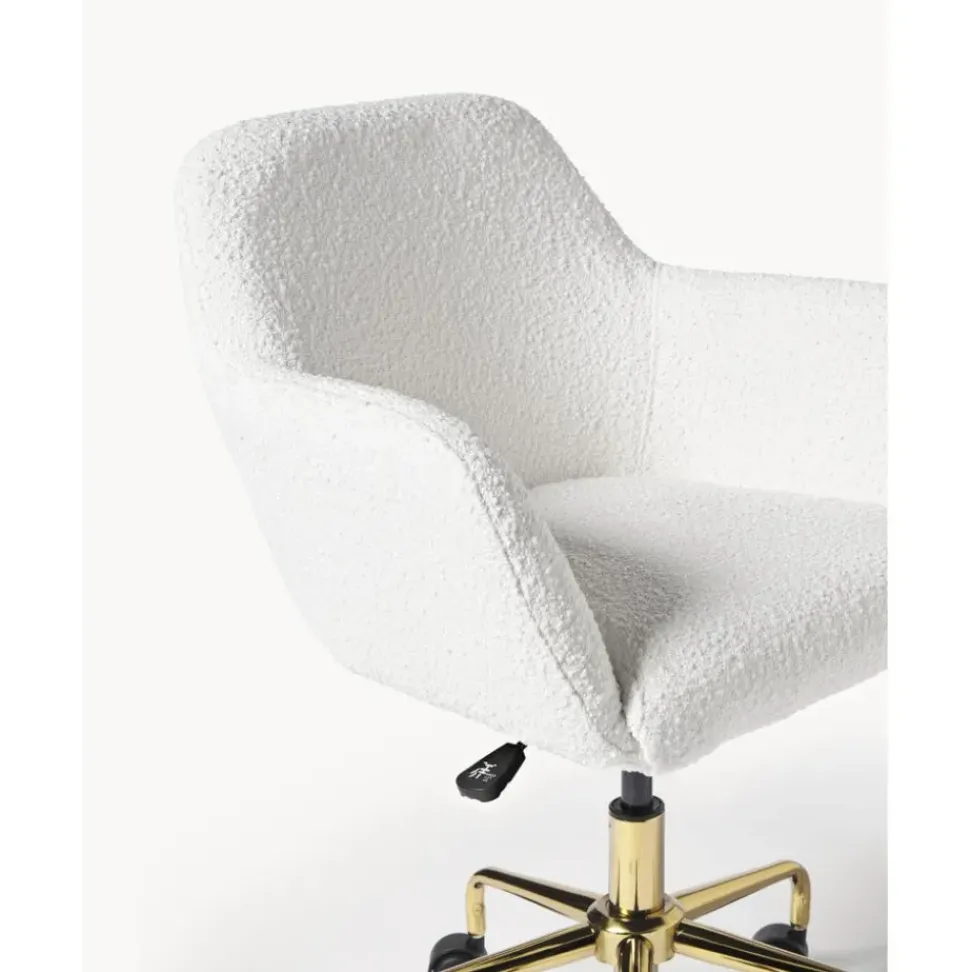 Silla De Escritorio En Tejido Boucle Lucie