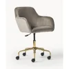 Silla De Escritorio En Terciopelo Lucie