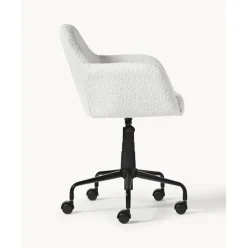 Silla De Escritorio En Tejido Boucle Lucie