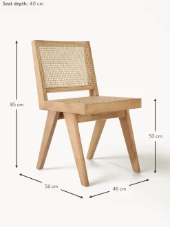 Silla De Madera Con Tejido Vienes Sissi