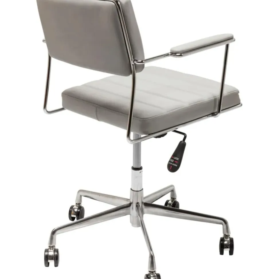 Silla De Oficina De Cuero Sintetico Dottore