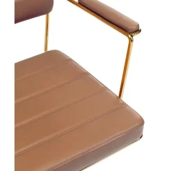 Silla De Oficina De Cuero Sintetico Dottore