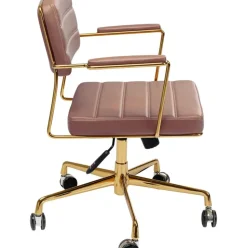 Silla De Oficina De Cuero Sintetico Dottore