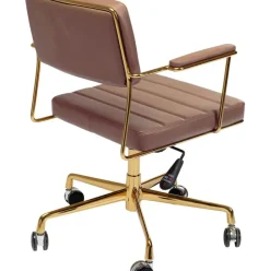 Silla De Oficina De Cuero Sintetico Dottore