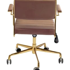 Silla De Oficina De Cuero Sintetico Dottore